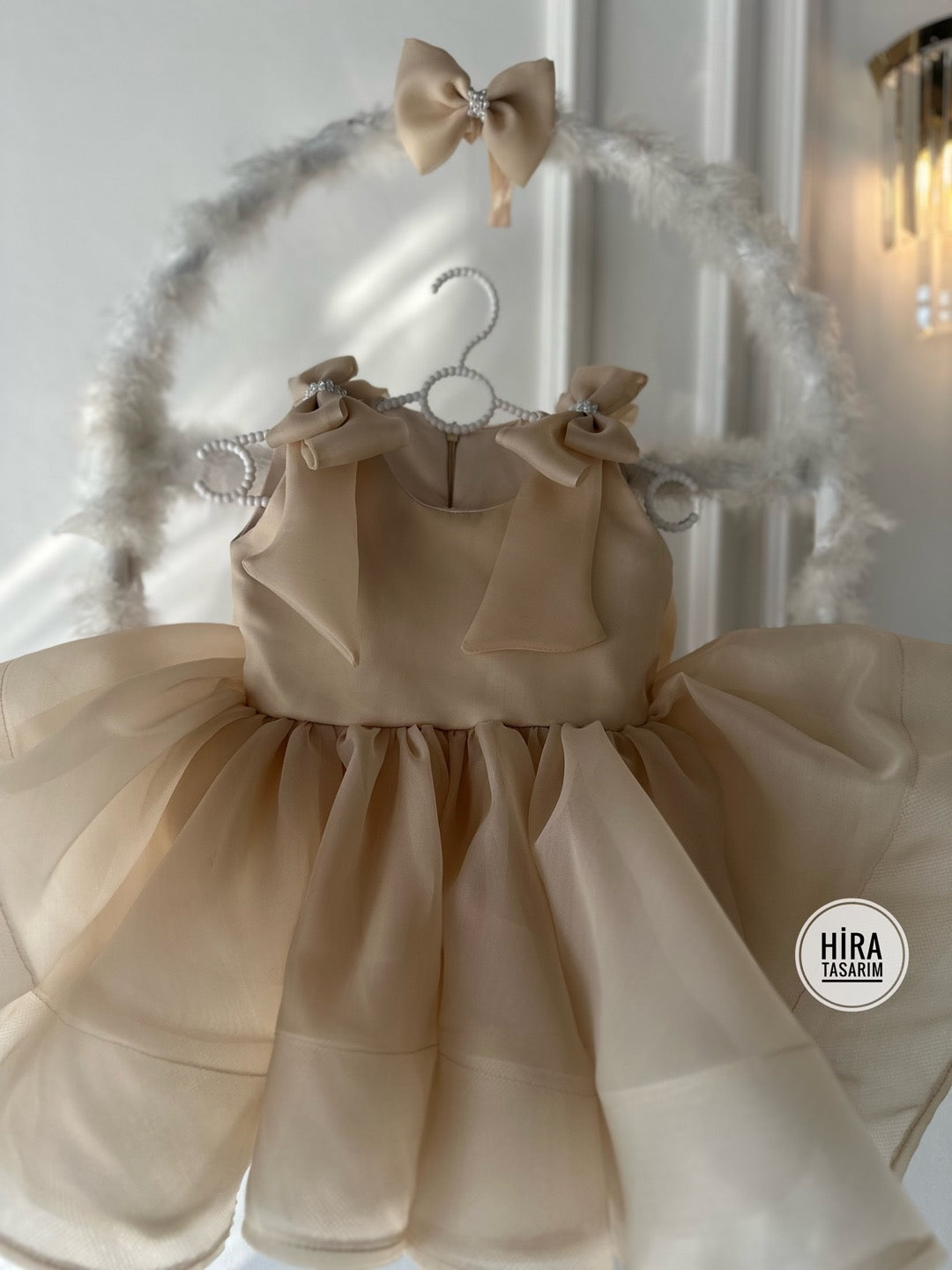 Prenses Karolin Kolsuz Gold Bebek Abiyesi