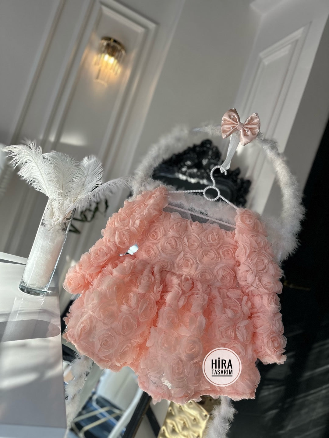 Prenses Kol Somon Güllü Bebek Abiyesi