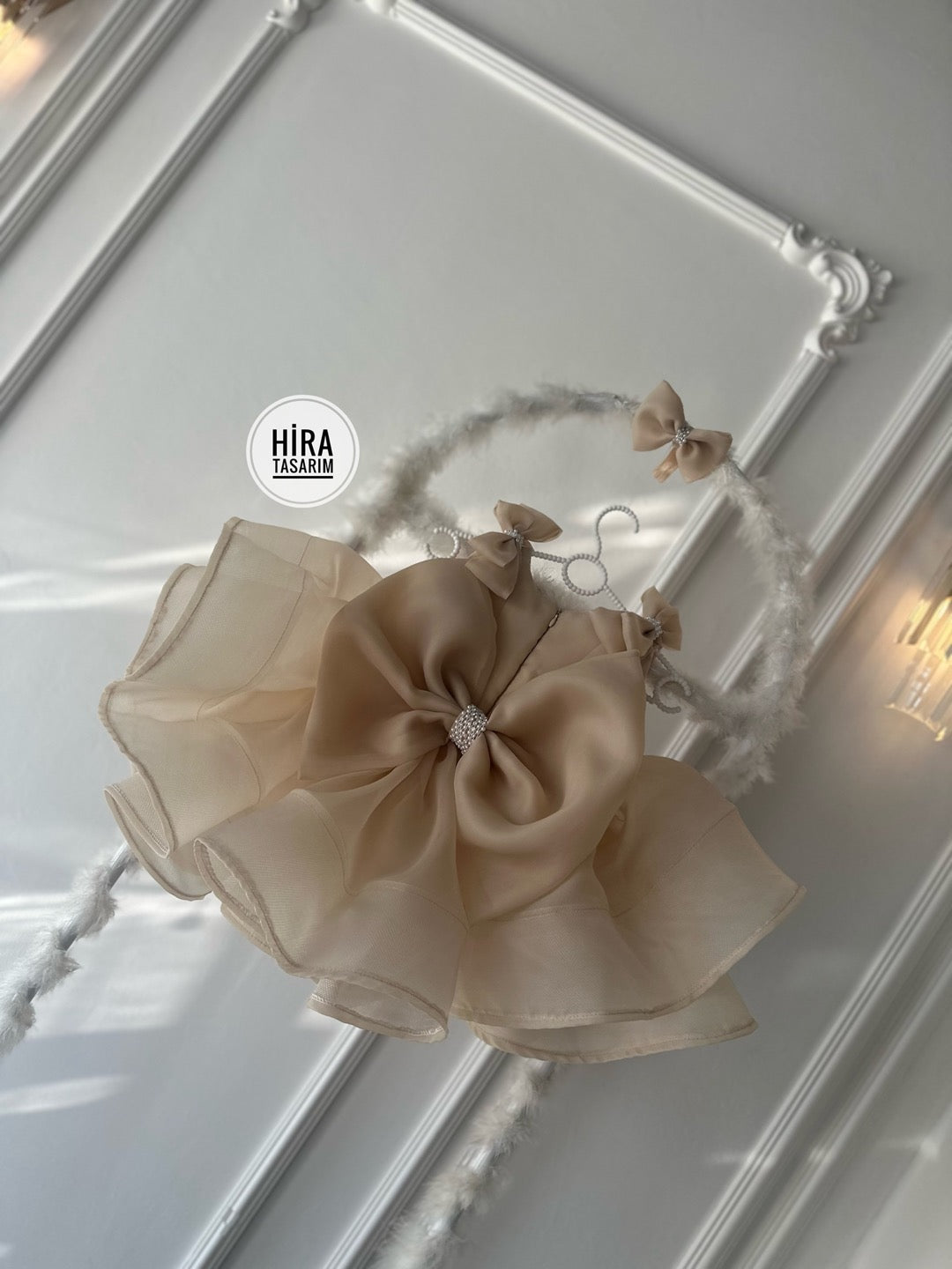 Prenses Karolin Kolsuz Gold Bebek Abiyesi