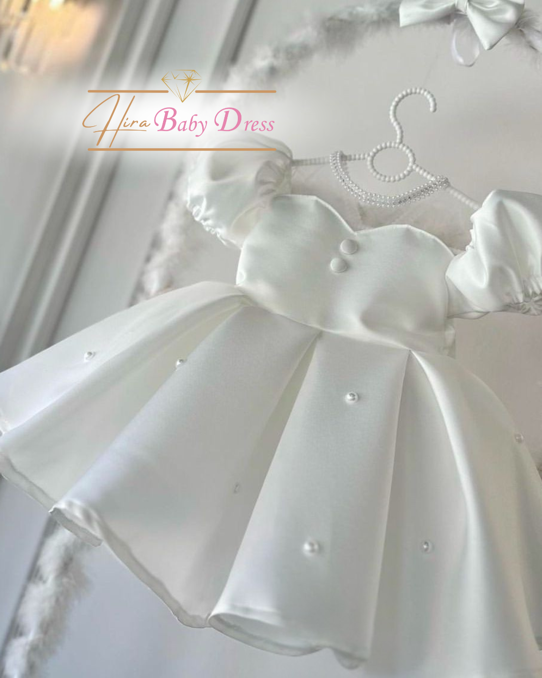 Prenses Model Yaka Detaylı Abiye